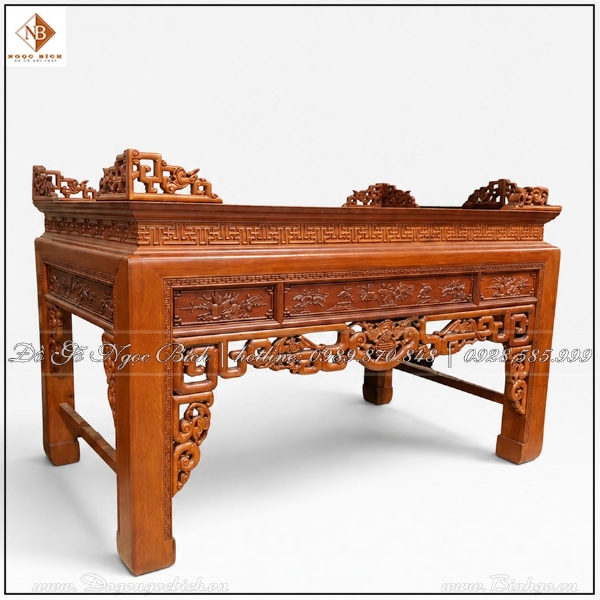 Bàn Thờ Triện Ngũ Phúc dài 2m17