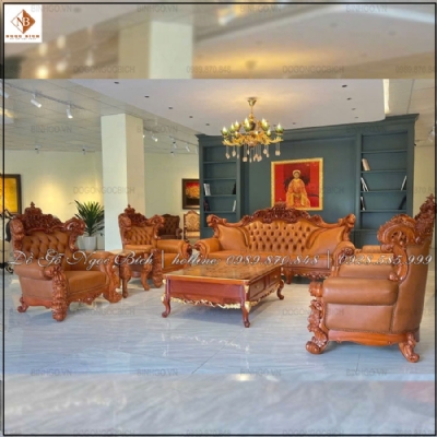Bộ bàn ghế Sofa mẫu Hoàng Gia 