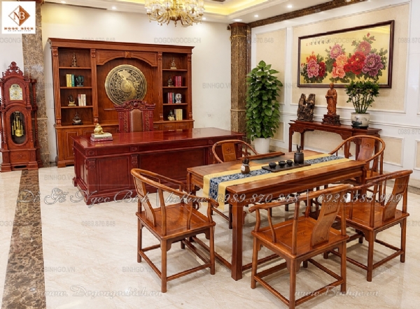 Cách Chia Khu Làm Việc Và Tiếp Khách Trong Phòng Chủ Tịch