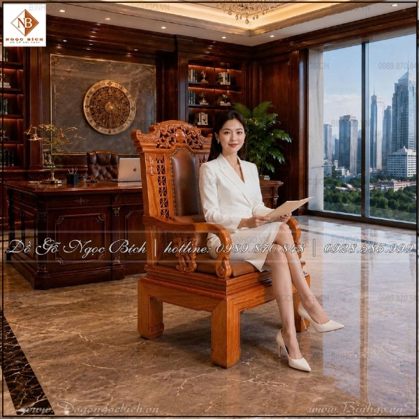 Ghế Khánh Tiết Gỗ Tự Nhiên 2026