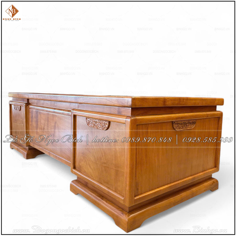Bộ Bàn làm việc mẫu Hiện Đại dài 2m55