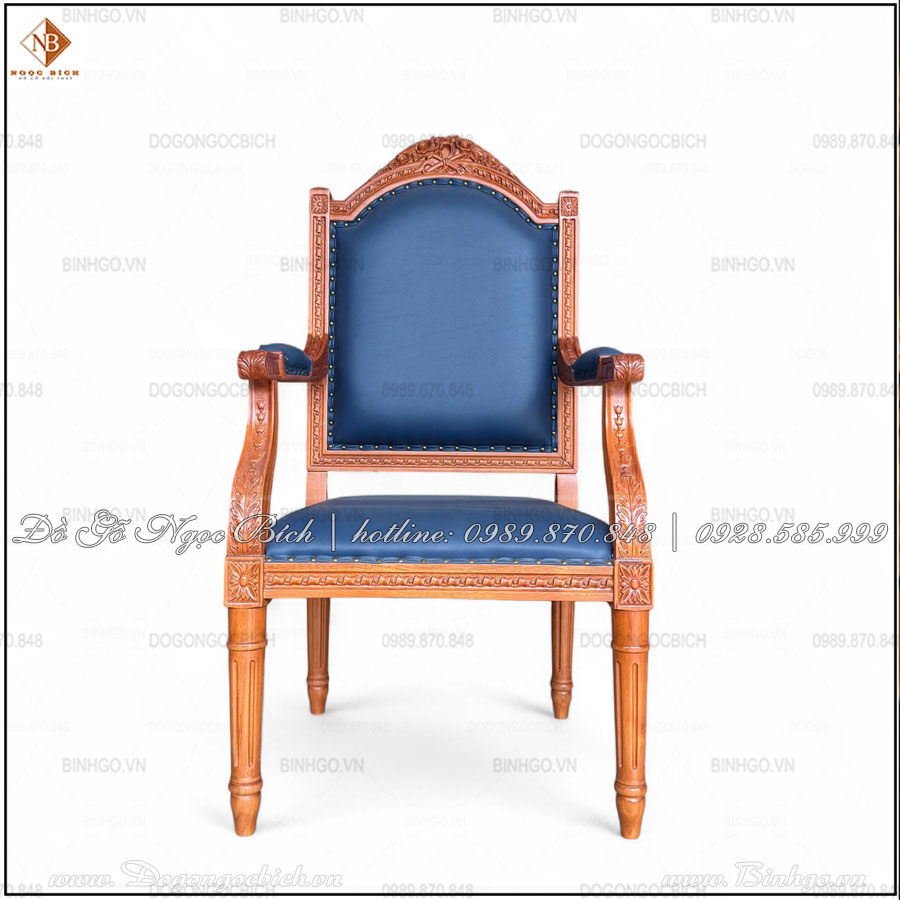 Chiếc ghế trở thành điểm nhấn sang trọng, thể hiện vị thế, phong thái và gu thẩm mỹ đẳng cấp.