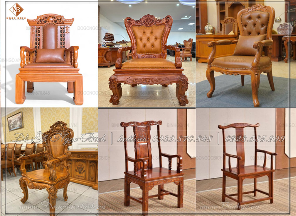 Cả ghế Giám đốc gỗ nguyên khối và ghế bọc da đều có ưu điểm riêng.