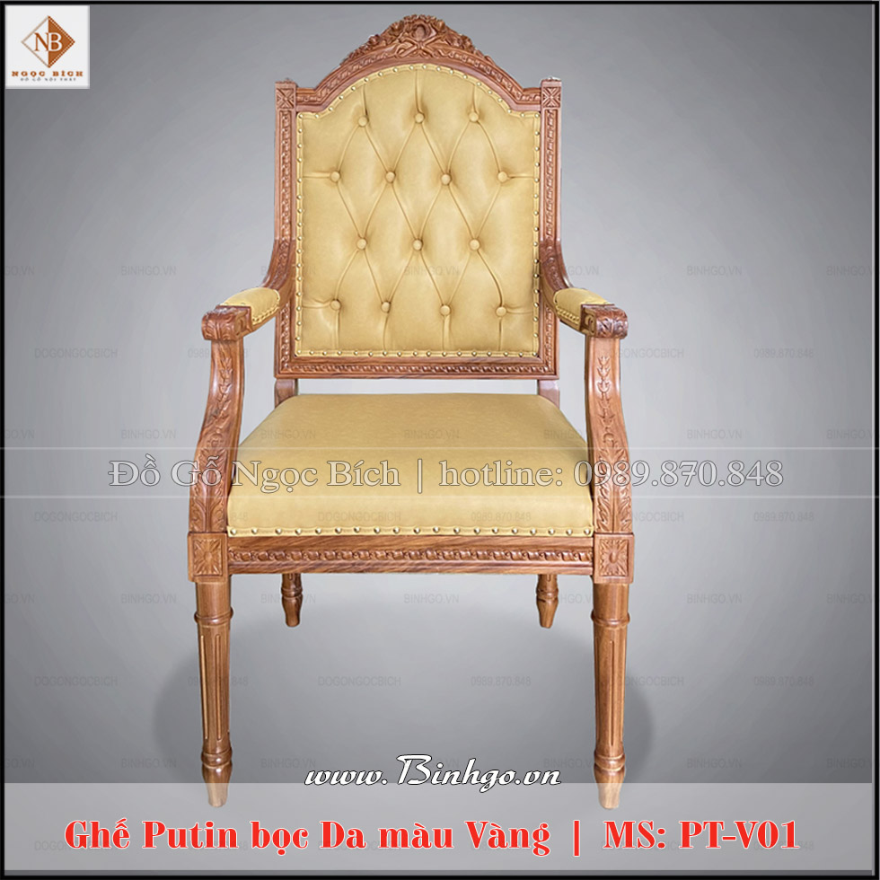 Bọc da màu vàng sữa